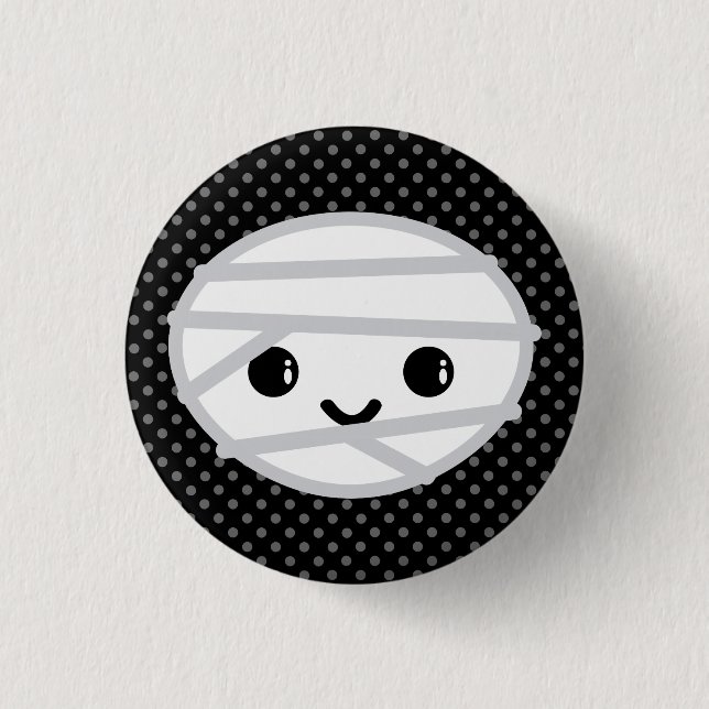 Kawaii Mummy Button (Front)