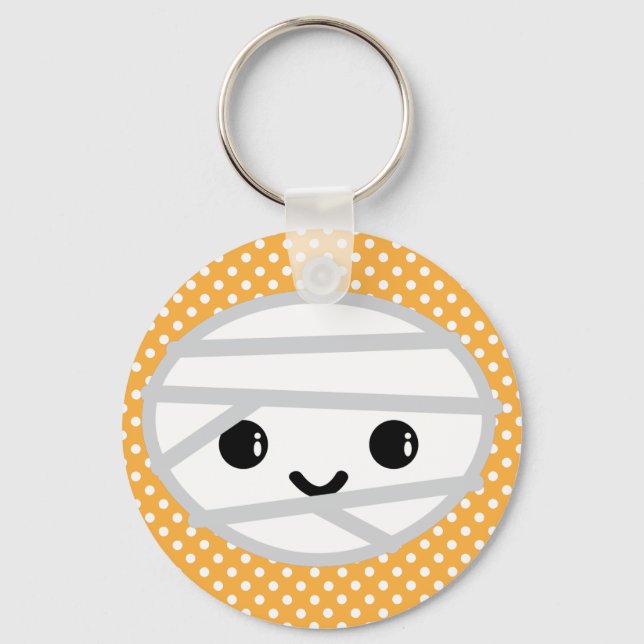 Kawaii Mummy Keychain (Front)