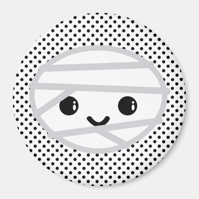Kawaii Mummy Magnet (Front)