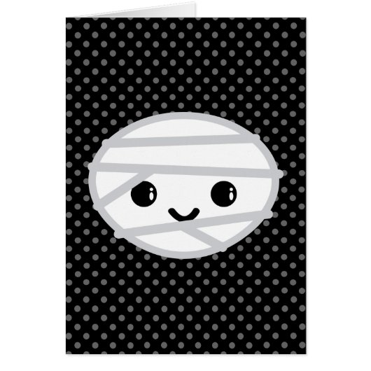 Kawaii Mummy Note Card (Front)