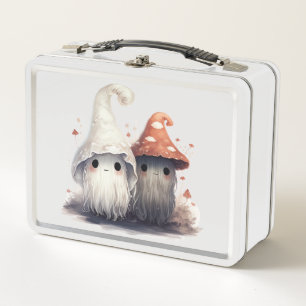 Kawaii Mushroom Trolls Metal Lunch Box