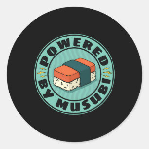Kawaii Musubi Classic Round Sticker