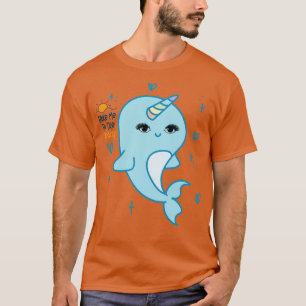 Kawaii Narwhal Cute Design T-Shirt