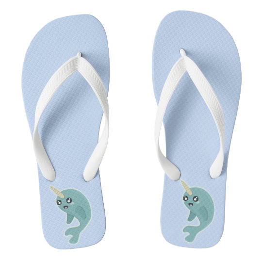 narwhal flip flops