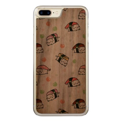 Kawaii Neko Nigiri Carved iPhone 8 Plus/7 Plus Case