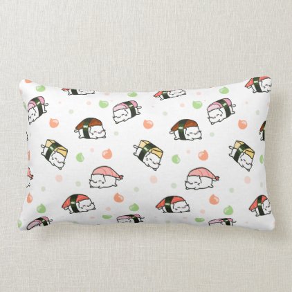 Kawaii Neko Nigiri Lumbar Pillow