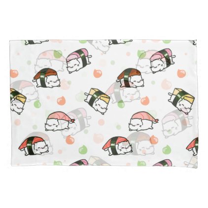 Kawaii Neko Nigiri Pillow Case