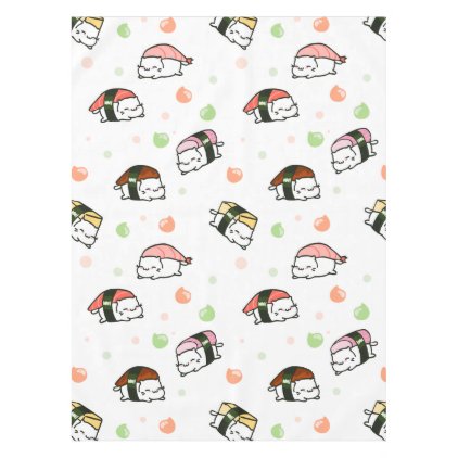 Kawaii Neko Nigiri Tablecloth