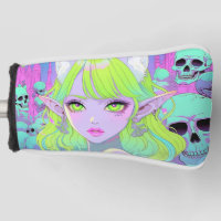 Kawaii Neon Gothic Demon Anime Girl