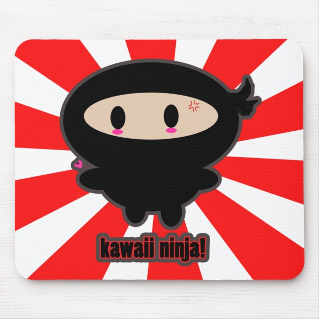Kawaii Ninja Mousepad (Front)