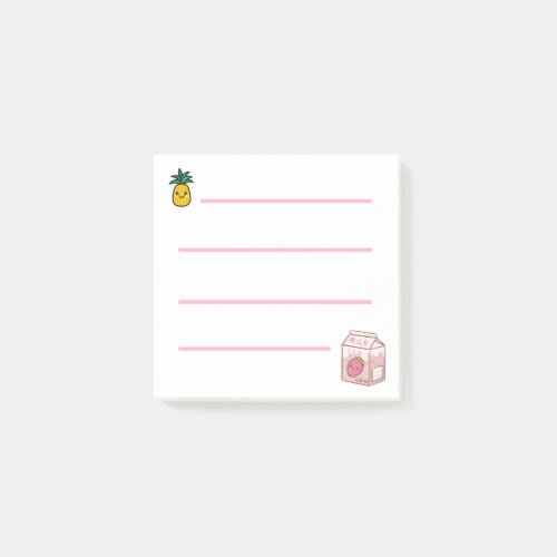 Kawaii Notes Adorable Reminders in Every Hue Post_it Notes