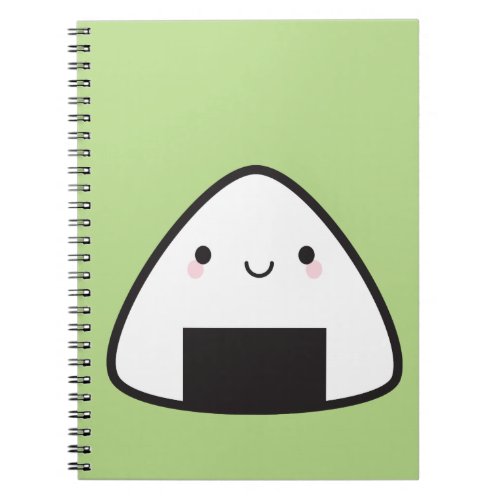 Kawaii Onigiri Rice Ball Notebook