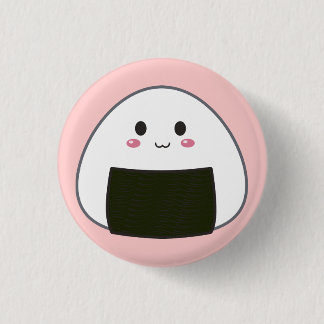 Kawaii "Onigiri" Rice Ball Pinback Button