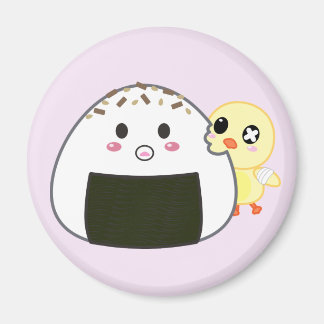Kawaii "Onigiri" Rice Ball with Ejiki the Chick Magnet