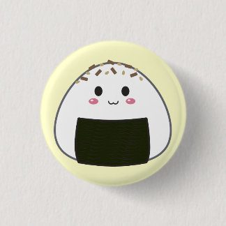 Kawaii "Onigiri" Rice Ball with Toppings Button