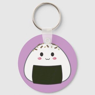 Kawaii "Onigiri" Rice Ball with Toppings Keychain