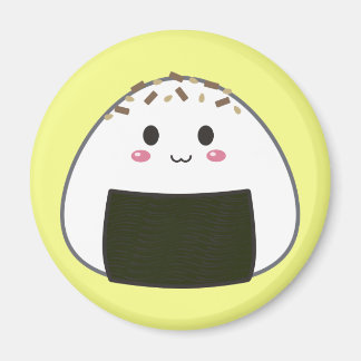 Kawaii "Onigiri" Rice Ball with Toppings Magnet