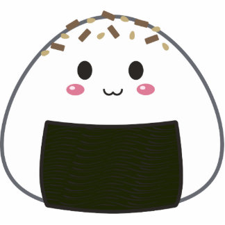 Kawaii "Onigiri" Rice Ball with Toppings Statuette