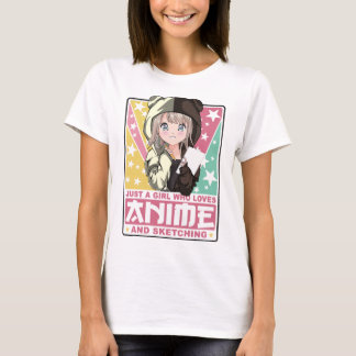 Kawaii Otaku - Cute Japanese Sketching Girl T-Shirt