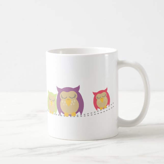Kawaii Owls Mug (Right)
