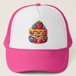 Kawaii Pancake Breakfast Cute Food Design Trucker Hat