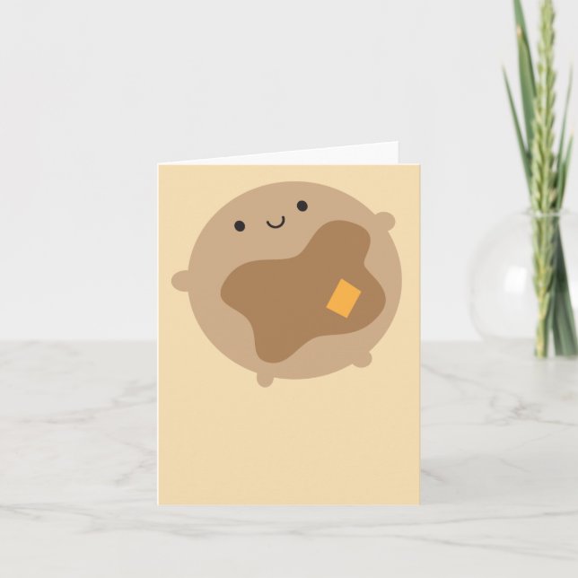 Kawaii Pancake Card (Front)