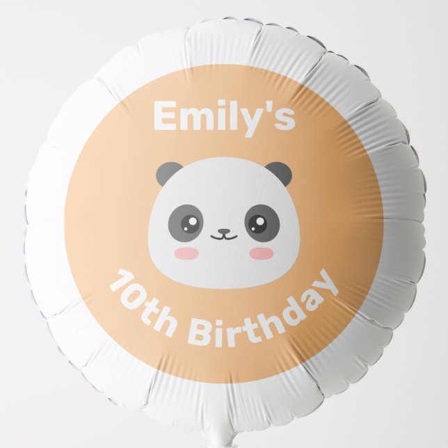 Kawaii Panda Balloon (Front)
