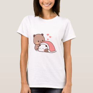 Kawaii Panda bear couple, bubu and dudu love T-Shirt