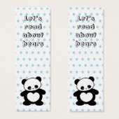 Kawaii panda bookmark (Front & Back)