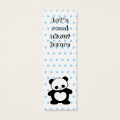 Kawaii panda bookmark (Back)