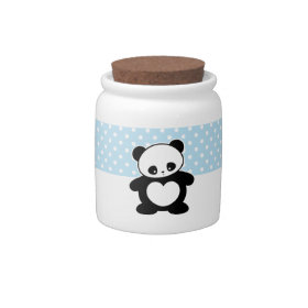 Kawaii panda candyjar