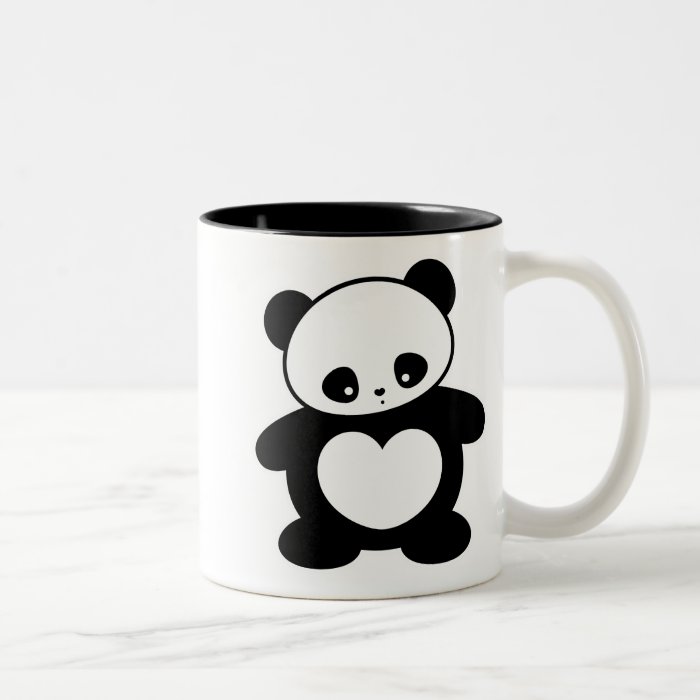 Kawaii panda coffee mugs