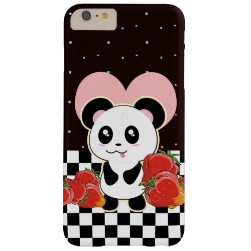 Kawaii Panda cute Barely There iPhone 6 Plus Case