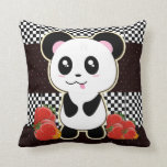 Kawaii Panda cute Throw Pillow