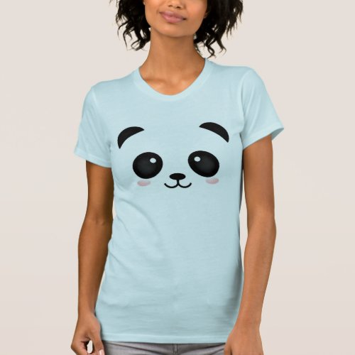 Kawaii Panda Face Shirt