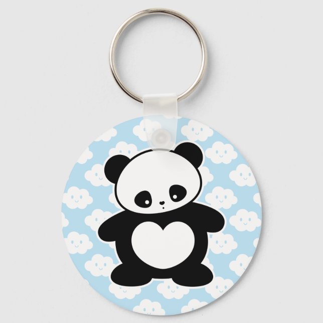Kawaii panda keychain (Front)