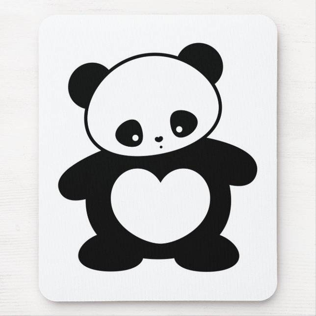Kawaii panda mouse pad (Front)