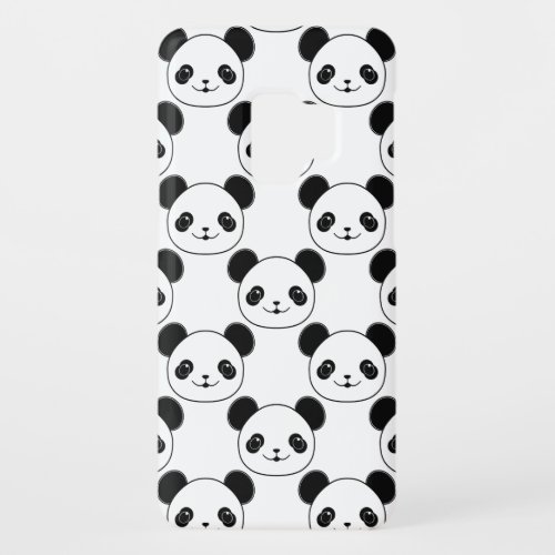 Kawaii Panda Pattern In Black And White Case_Mate Samsung Galaxy S9 Case