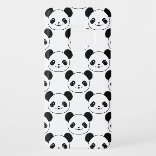 Kawaii Panda Pattern In Black And White Case_Mate Samsung Galaxy S9 Case