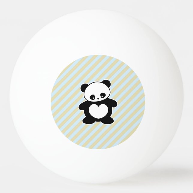 Kawaii panda Ping-Pong ball (Front)