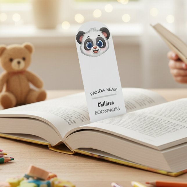 Kawaii Panda Reading Accessory for Kids Bookmarks (Creator Uploaded)