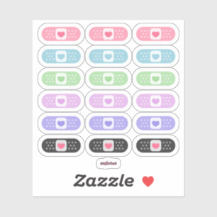 Kawaii Pastel Band Aid Sticker