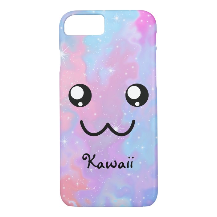 Kawaii Pastel Colorfull Space Background Case Mate Iphone Case Zazzle Com Creepy cute and funny kawaii tshirt featuring a space heart saying anxiety.
