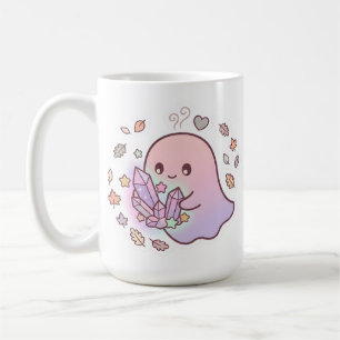 Kawaii Pastel Ghost Magic Crystal Coffee Mug
