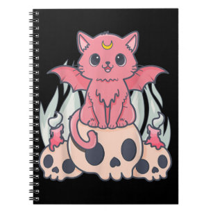 Sketch Book: Spooky Halloween Gifts: Large Sketchbook For Sketching, Drawing  And Creative Doodling, Red Eyed Black Cat in Graveyard (Paperback)