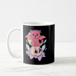 Nu Goth Witchy Pastel Goth Aesthetic Creepy Cute Bat Coffee Mug