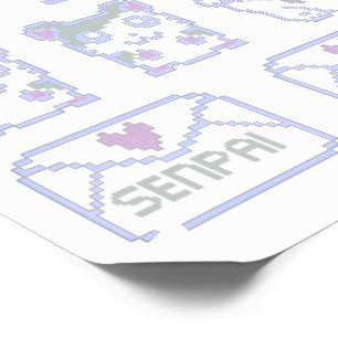 Kawaii Pastel Pixel Art Temporary Tattoos