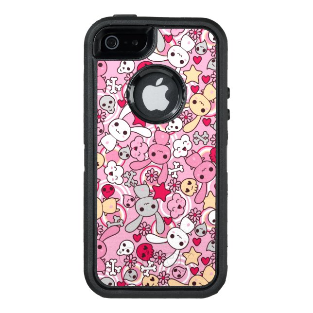 Kawaii pattern otterbox iPhone case (Back)