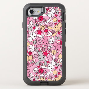 Kawaii pattern OtterBox defender iPhone SE/8/7 case