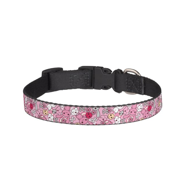 Kawaii pattern pet collar (Front)